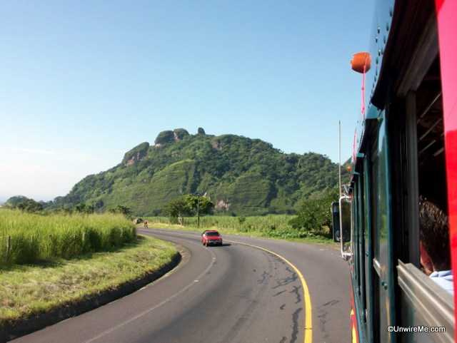 road from Antigua to Escuintla