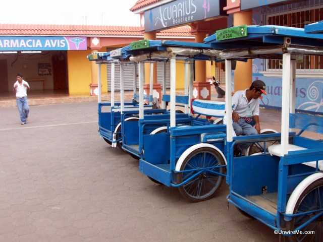 bici taxis in tecun uman guatemala