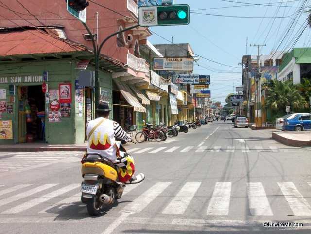clown riding a motorcycle