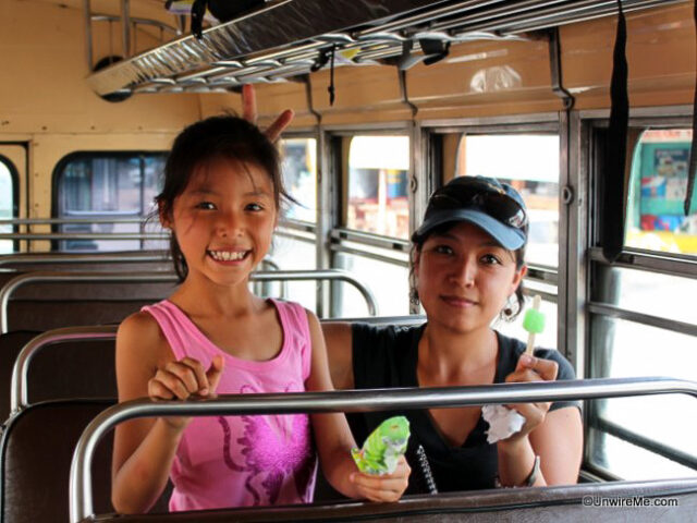On the chicken bus to El Paredon On the chicken bus to El Paredon