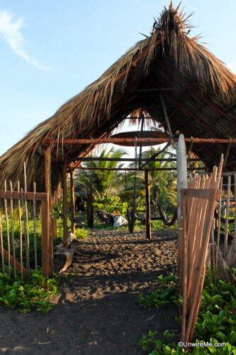 Paredon Surf Camp beachside hut Paredon Surf Camp beachside hut
