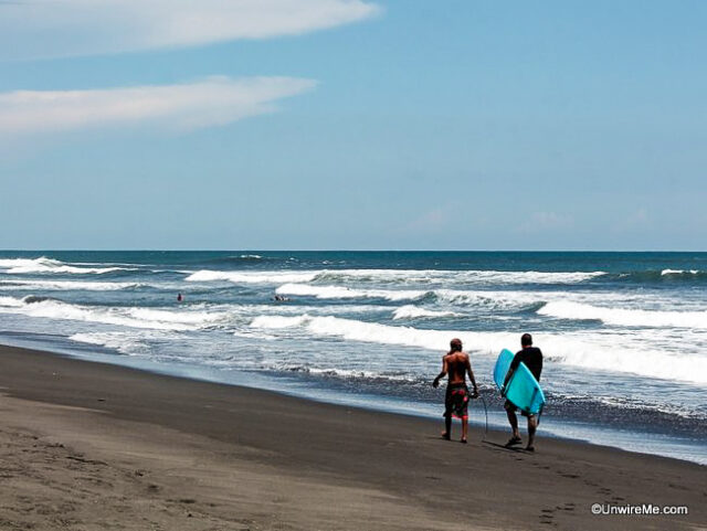 Surfing lesson on the Pacific Coast, Guatemala Surfing lesson on the Pacific Coast, Guatemala