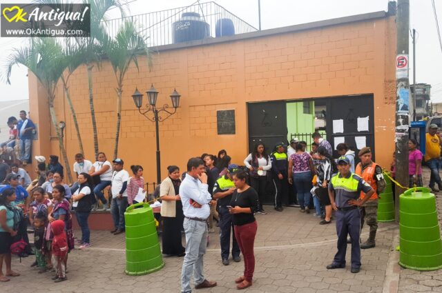 Shelter for survivors in Alotenango